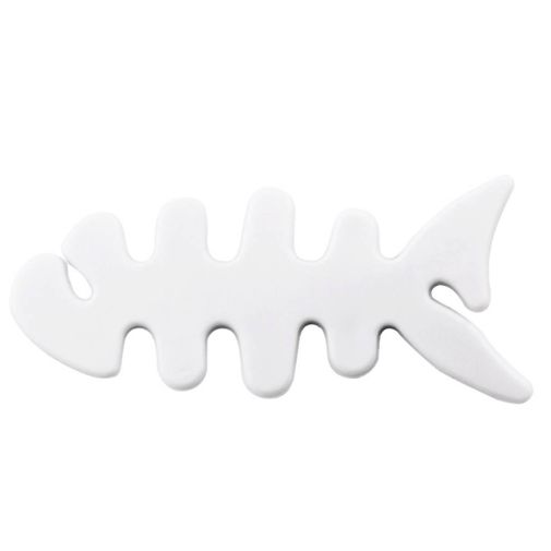 Держатель для проводов Рыбка (Белый) Держатель для проводов Рыбка (Белый)