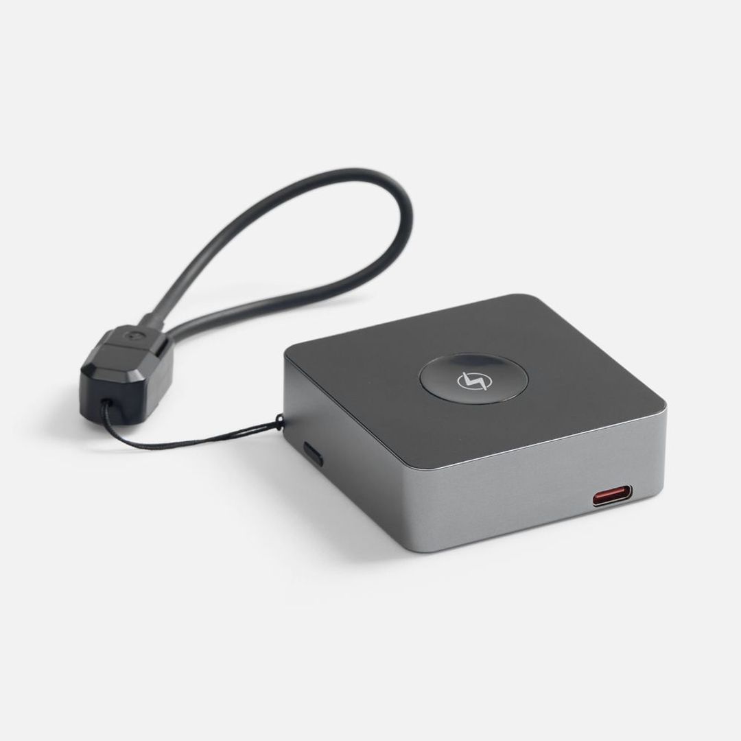 Внешний аккумулятор с беспроводной зарядкой Aura Power 5000 мАч (серый)