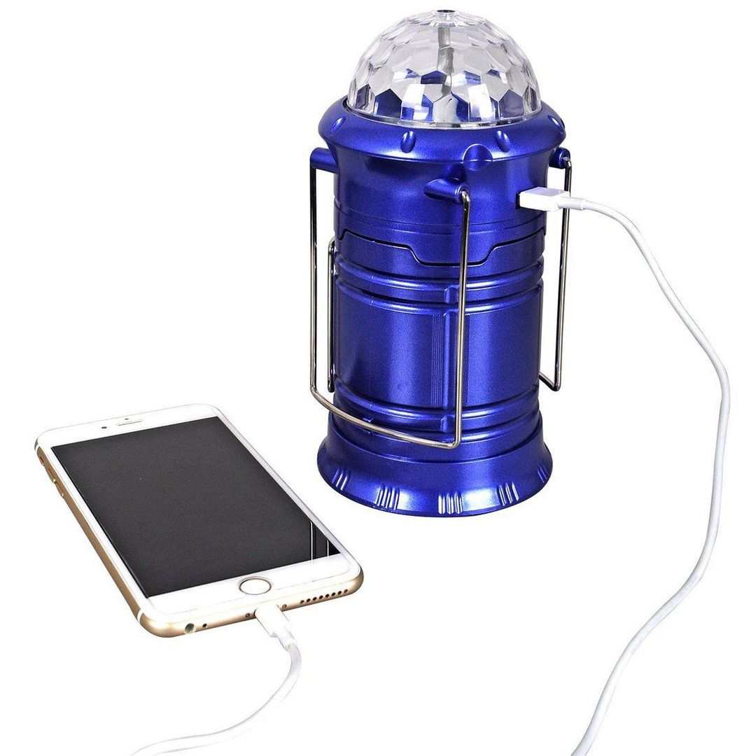 Кемпинговый фонарь-светильник с диско-шаром Camping Lantern