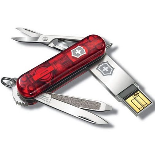 Флешка Швейцарский нож 8 Гб (Красный) Флешка Швейцарский нож 8 Гб (Красный)