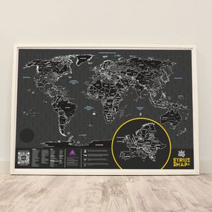 Скретч-карта мира True Map Plus Noir Скретч-карта мира True Map Plus Noir