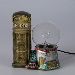 Плазменный шар Лондонская телефонная будка