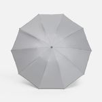 Зонт обратного сложения с ручкой-карабином Foldberry (серый)