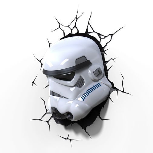 Пробивной 3D светильник Star Wars Stormtrooper Пробивной 3D светильник Star Wars Stormtrooper