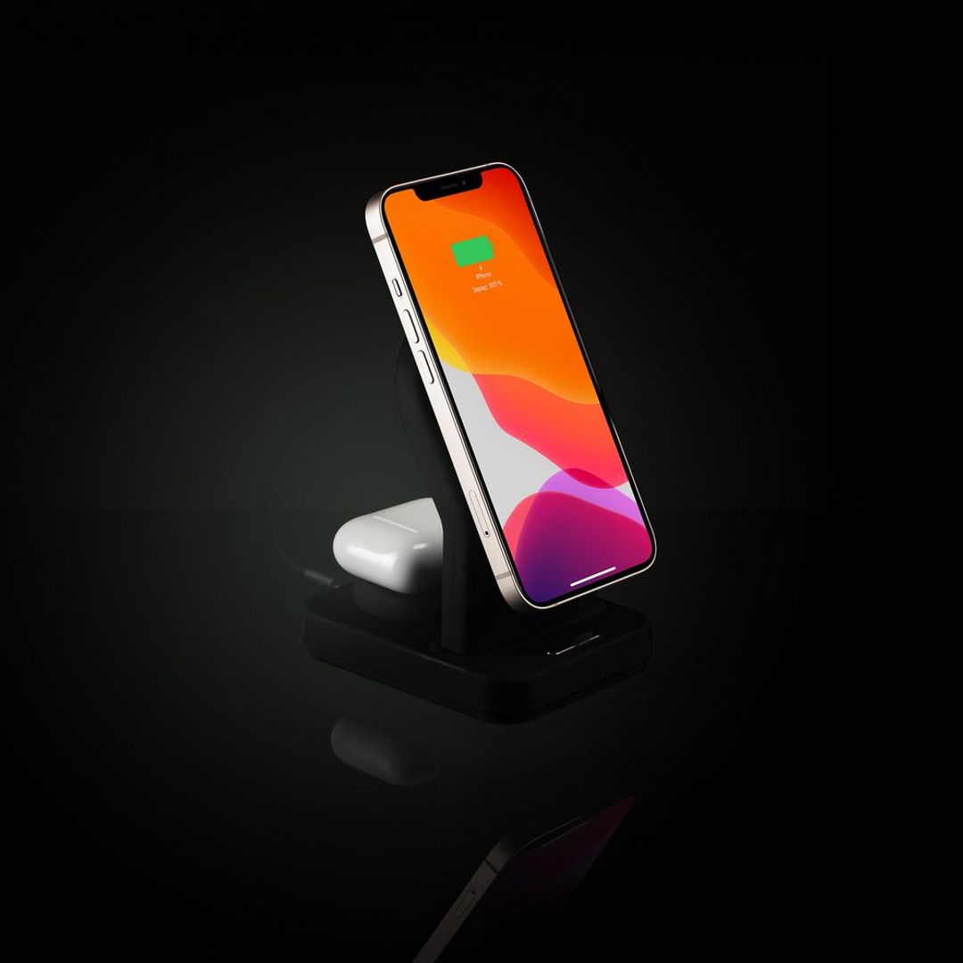 Зарядная станция с подсветкой Cooper Duo (Черная) Зарядная станция с подсветкой Cooper Duo (Черная)