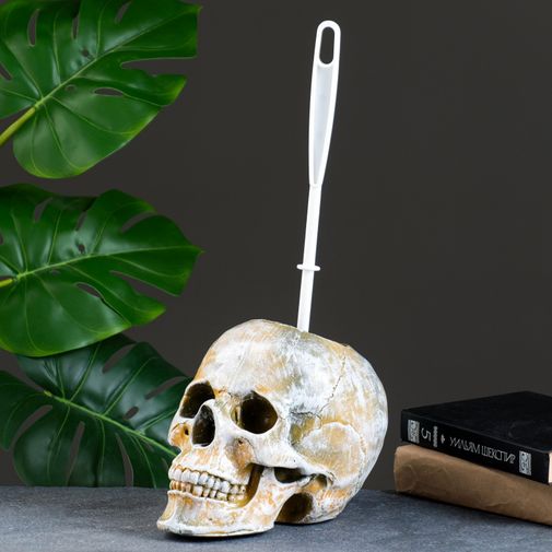 Ёршик для туалета Череп