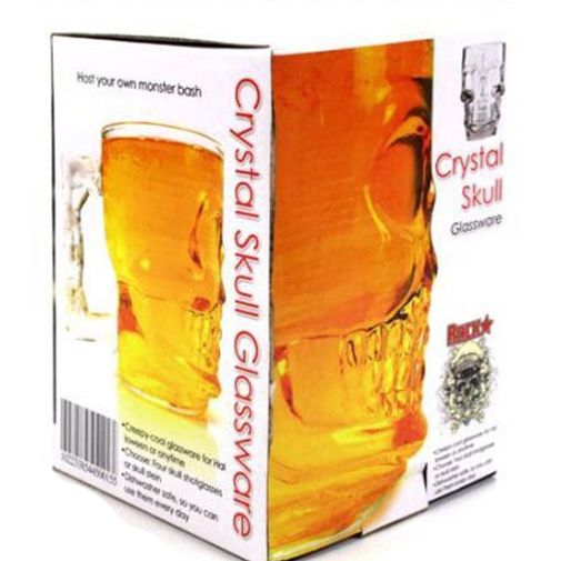 Пивной бокал Череп