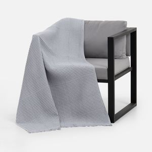 Плед вафельный Elenglect (светло-серый) Плед вафельный Elenglect (светло-серый)