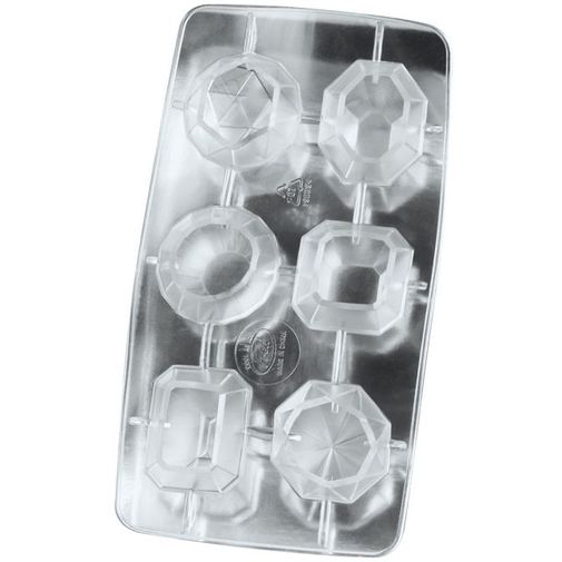 Форма для льда Алмазы (Серебристая) Форма для льда Алмазы (Серебристая)