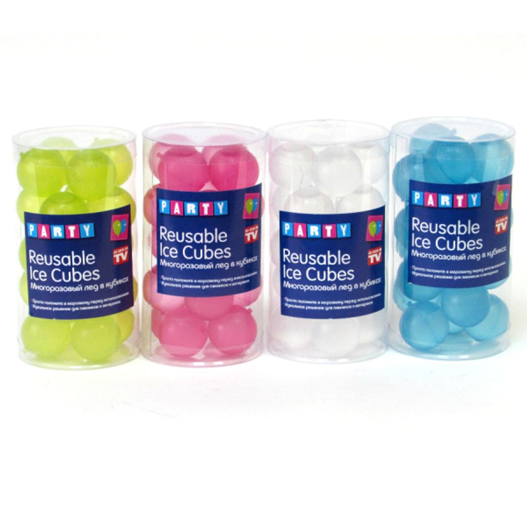 Многоразовый лед Reusable Ice Cubes (Разные цвета)