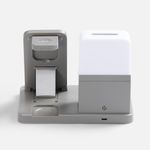 Зарядная станция с электронными часами и подсветкой Large Charge ver.3 (серый)