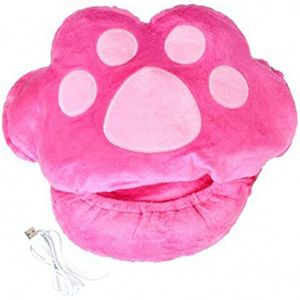 Тапок с подогревом от USB Лапа (Розовый) Тапок с подогревом от USB Лапа (Розовый)