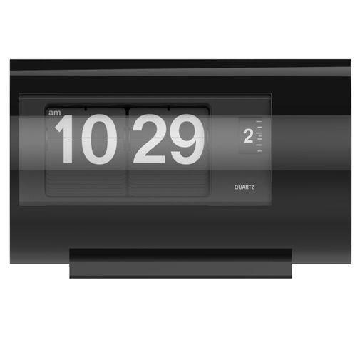 Перекидные часы с будильником (Черный) Перекидные часы с будильником (Черный)