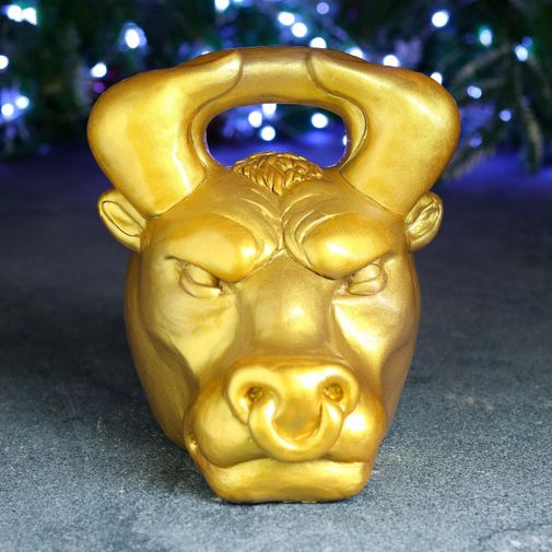 Копилка Бык гиря Копилка Бык гиря