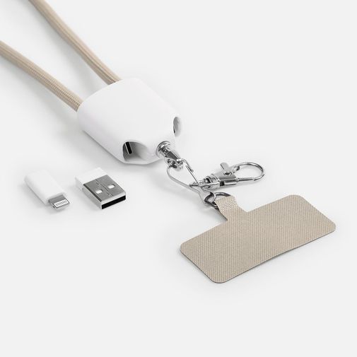 Кабель-ланьярд energyFlex Pro (серый)