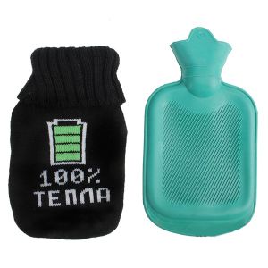 Грелка в вязаном чехле 100% тепла