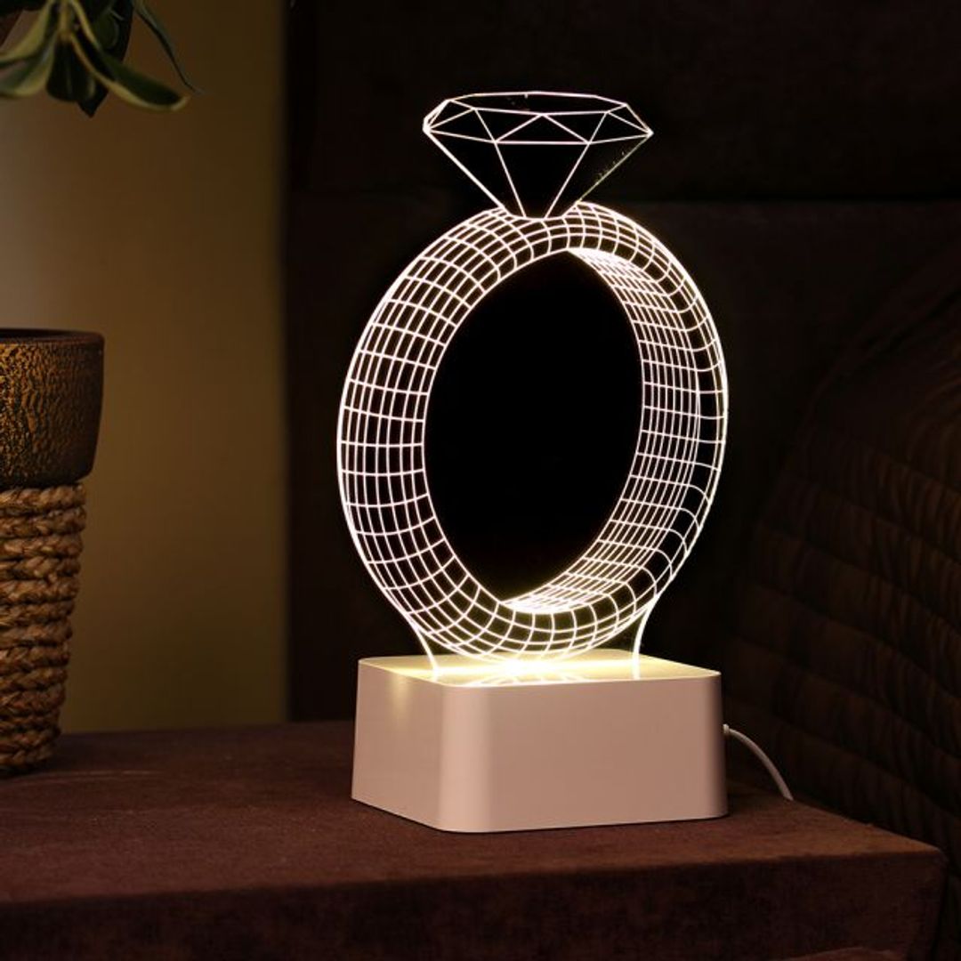 3D Лампа Кольцо 3D Лампа Кольцо
