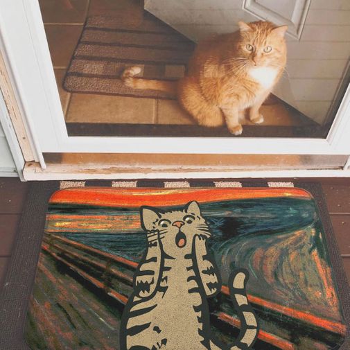 Коврик для входной двери Мяурик