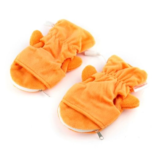 Перчатки с подогревом от USB Оранжевая рыбка Перчатки с подогревом от USB Оранжевая рыбка