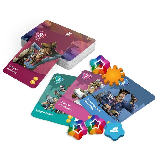 Настольная игра Экономикус карточный Настольная игра Экономикус карточный