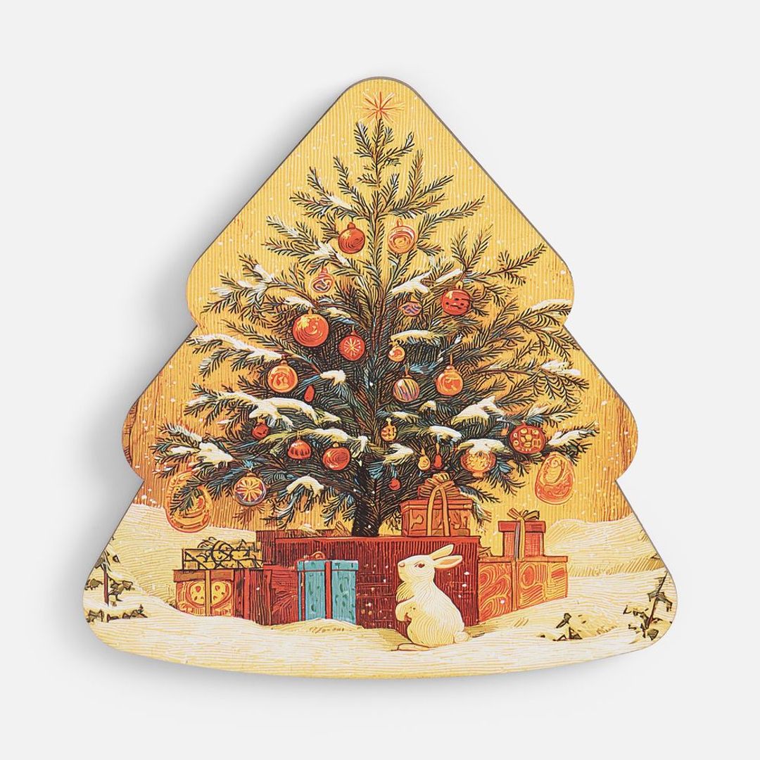 Пазл фигурный Елочка