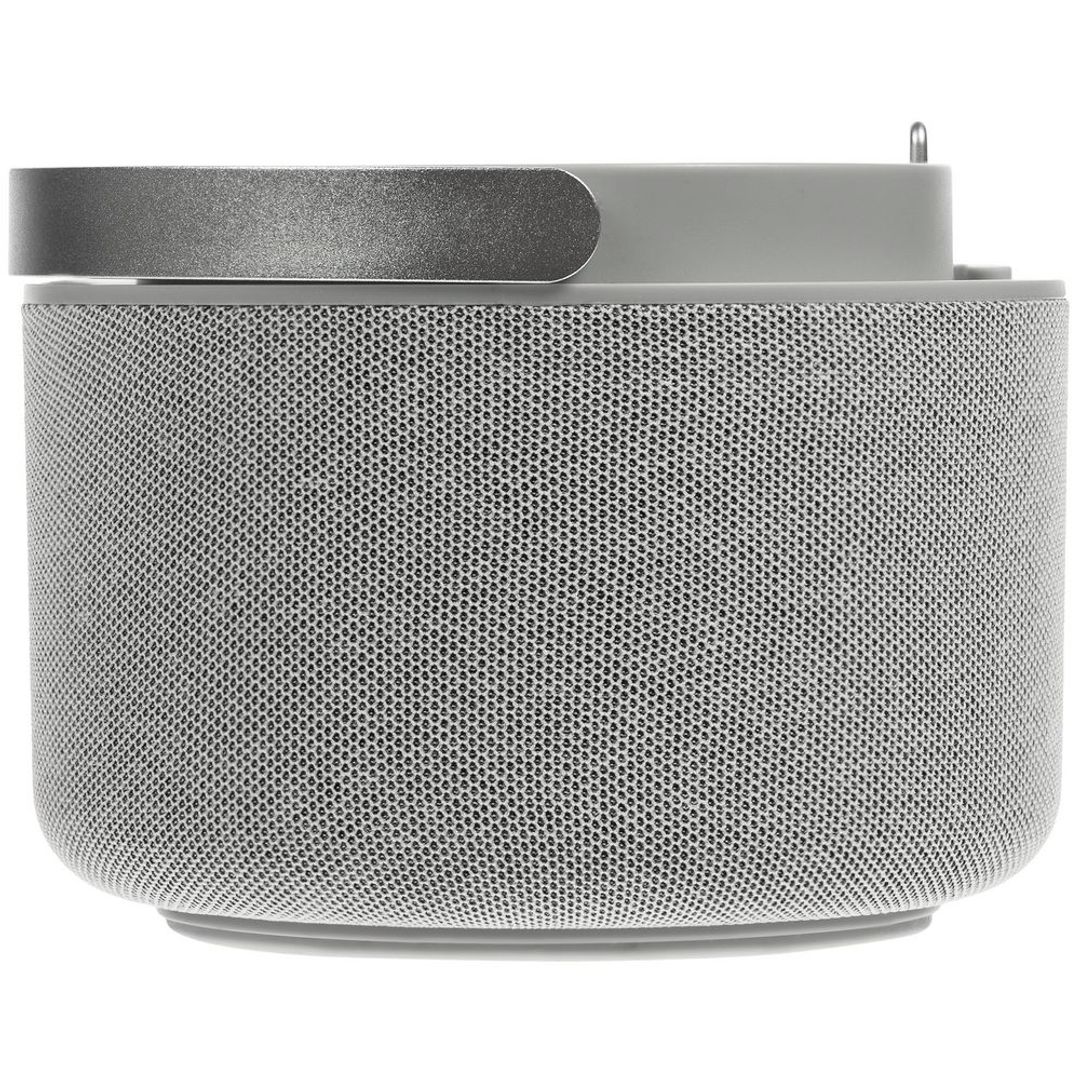 Колонка с часами и беспроводной зарядкой Veske (Серая)