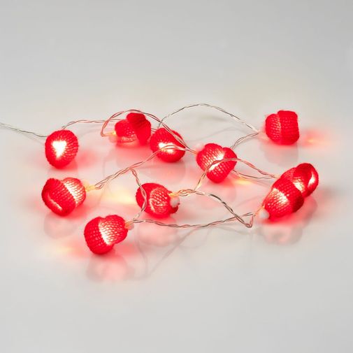 Гирлянда Cosy Poms (Красная) Гирлянда Cosy Poms (Красная)