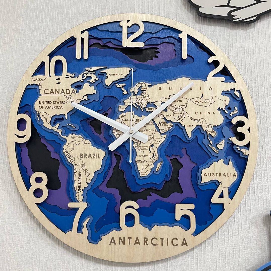 Часы World Map (45 см) Часы World Map (45 см)