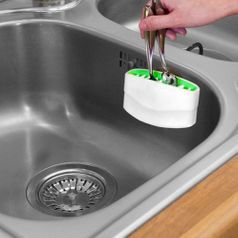 Щетка для столовых приборов Cutlery Clean'R (Белый с зеленым)