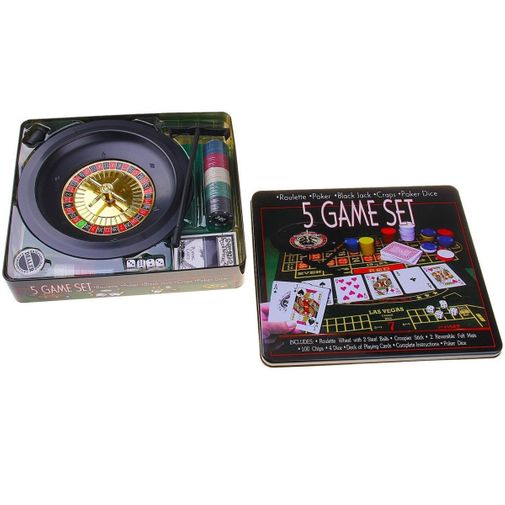 Игровой набор Казино (5 в 1) Игровой набор Казино (5 в 1)