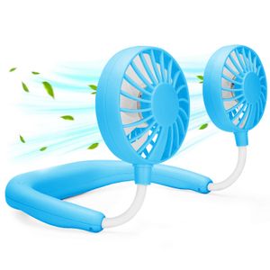 Портативный вентилятор на шею Sports Fan (Голубой) (Голубой)