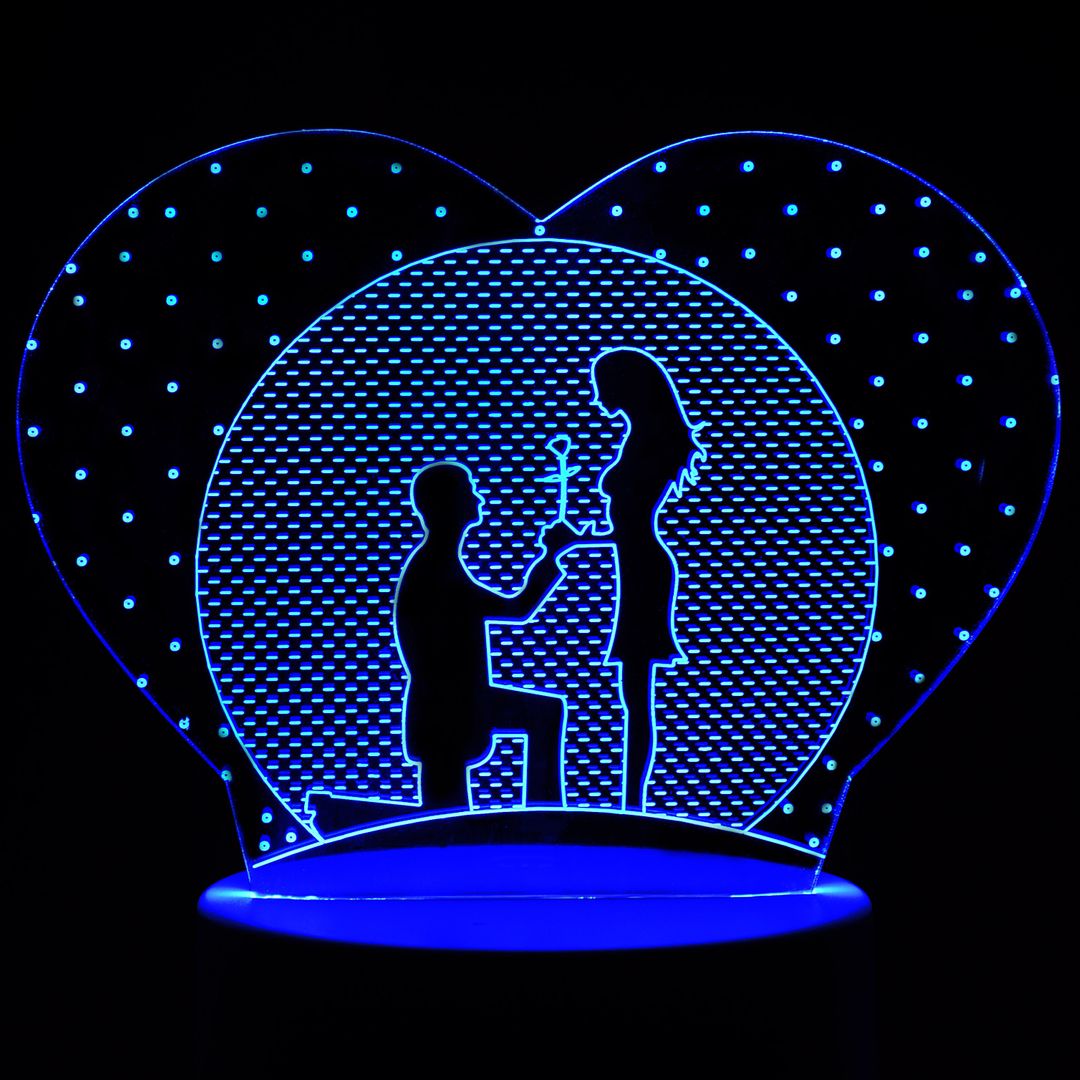 3D Лампа Признание в любви 3D Лампа Признание в любви