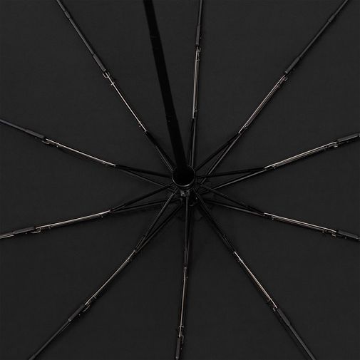 Зонт складной Cloudburst в подарочной упаковке (черный)