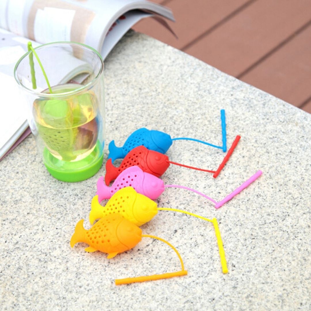 Заварник для чая Рыбка Разные цвета