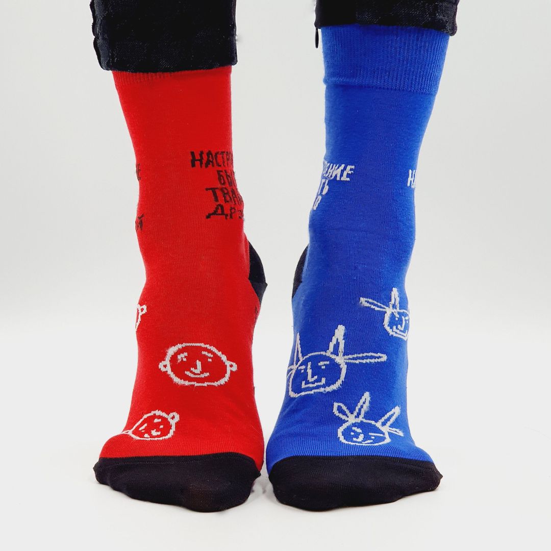 Носки Настроение право иметь или быть тварью дрожащей Носки Настроение право иметь или быть тварью дрожащей