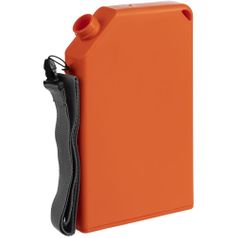 Плоская бутылка для воды Flacon (оранжевый) Плоская бутылка для воды Flacon (оранжевый)