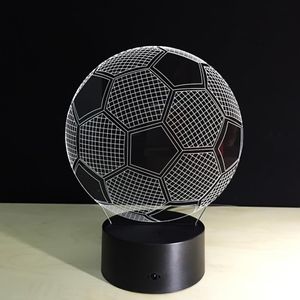 3D Лампа Футбольный мяч