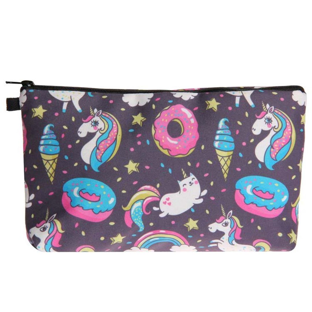 Косметичка Unicorns With Ice Cream and Donuts Косметичка Unicorns With Ice Cream and Donuts