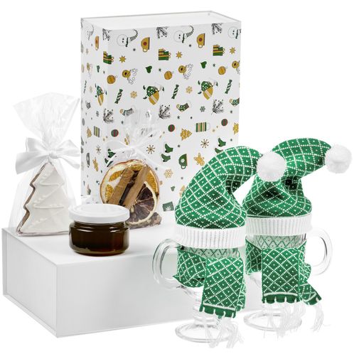 Подарочный новогодний набор Предвкушение волшебства (Зеленый)