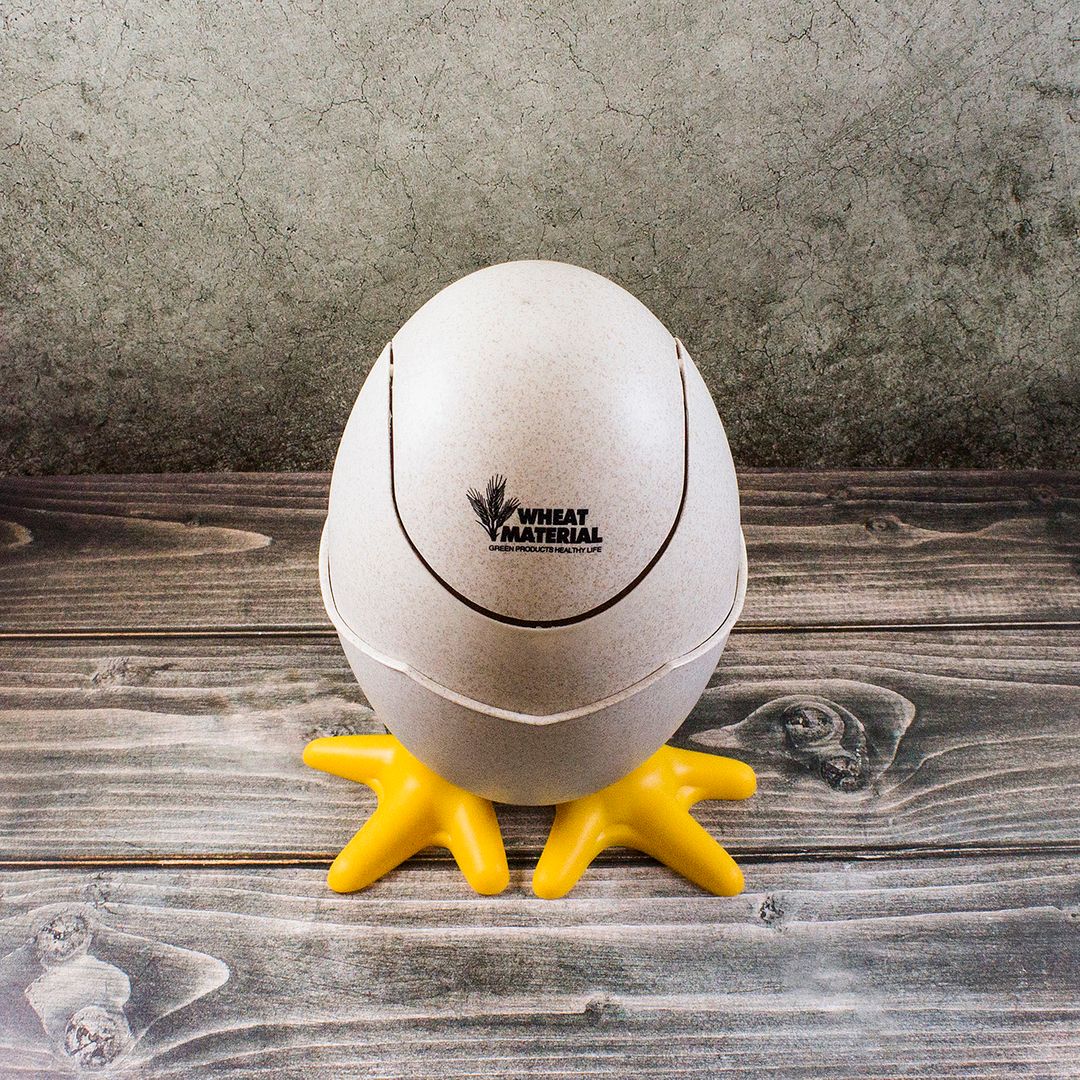 Настольный контейнер для мусора Яйцо Настольный контейнер для мусора Яйцо