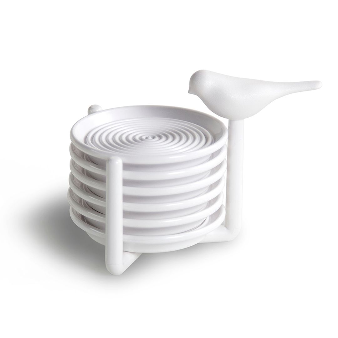 Набор подставок под чашки Sparrow (Белый)