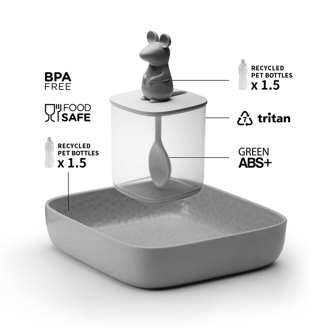 Набор банок для сыпучих продуктов Lucky Mouse Seasoning Набор банок для сыпучих продуктов Lucky Mouse Seasoning