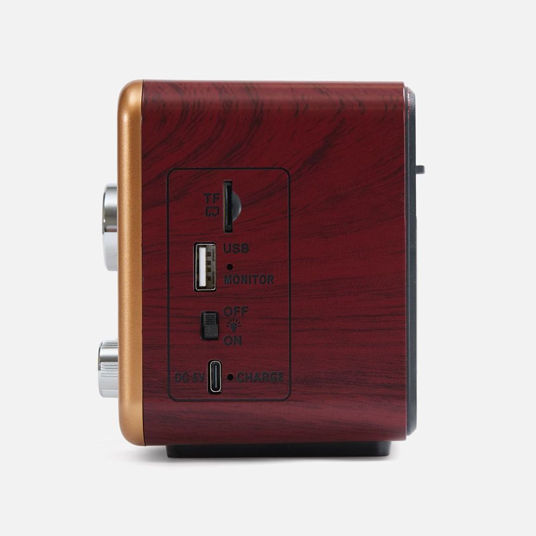 Bluetooth-колонка с радио Listenberg (коричневый)