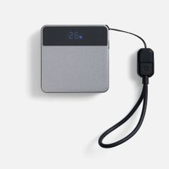 Внешний аккумулятор с беспроводной зарядкой Aura Power 5000 мАч (серый)