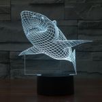 3D Лампа Акула