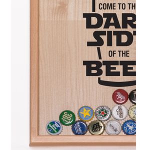 Копилка для пивных крышек Dark Side (Бук) Копилка для пивных крышек Dark Side (Бук)