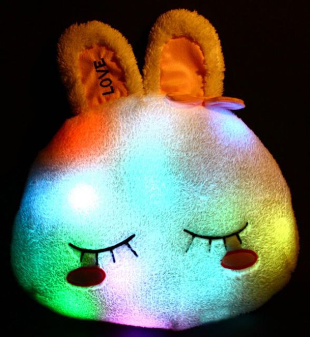 Светящаяся подушка Зайка Светящаяся подушка Зайка