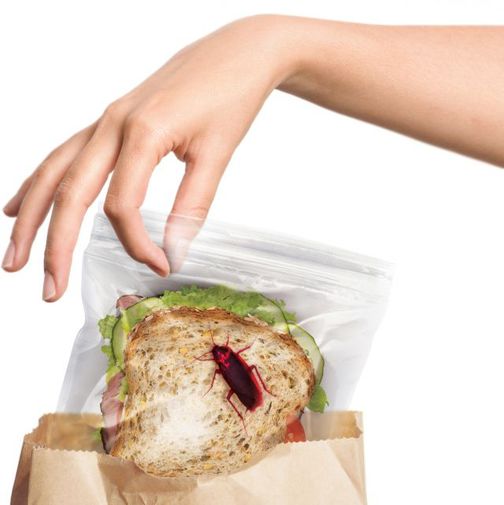 Пакеты для бутербродов с тараканом Lunch Bugs