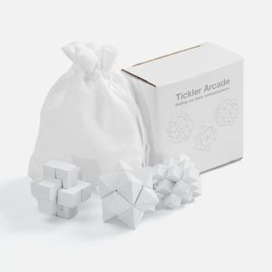 Набор из 3 головоломок Tickler Arcade (белый)