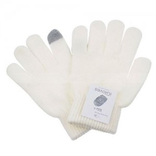 Перчатки для сенсорного экрана Белые Перчатки для сенсорного экрана Белые